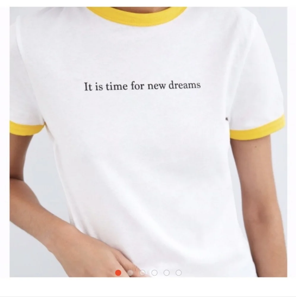 Zara white slogan tee - Picture 4 of 4